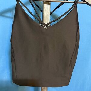 Avia Brown Strappy Camisole Top